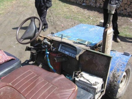 Самодельный трактор фото